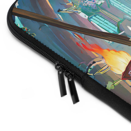 Cyberpunk Leopard Laptop Sleeve