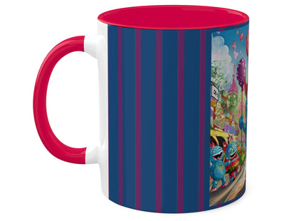 Monster Parade Madness Colorful Mugs, 11oz