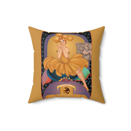 November & Topaz (from the Gem Series) by Sofia Chiostri Spun Polyester Square Pillow