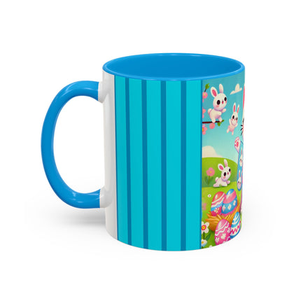 Springtime Kitten’s Easter Joy Colorful Mugs (11oz, 15oz)