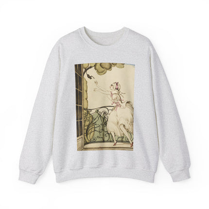 Sur talons rouges (On Red Heels) pl 02 by Gerda Wegener Heavy Blend™ Crewneck Sweatshirt