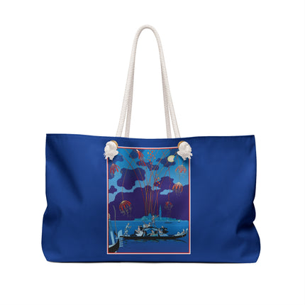 Fireworks in Venice by George Barbier Weekender Bag