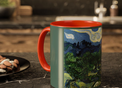 Olive Trees by Vincent Van Gogh Colorful Mugs (11oz, 15oz)