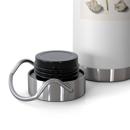 Tulip, Branches of Myrtle, and Shells by Maria Sibylla Merian Copper Vacuum Insulated Bottle, 22oz