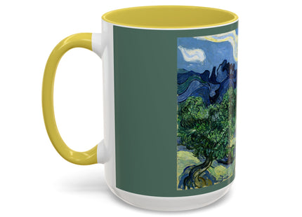 Olive Trees by Vincent Van Gogh Colorful Mugs (11oz, 15oz)