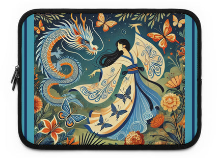 Fairy Waltz in the Butterfly Garden Laptop Sleeve
