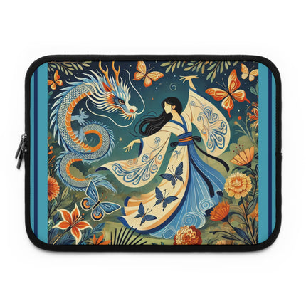 Fairy Waltz in the Butterfly Garden Laptop Sleeve