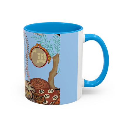 Minuit … ou l’appartement à la mode by George Barbier Colorful Mugs (11oz, 15oz)