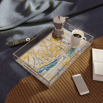 Saint-Tropez by Paul Signac Acrylic Serving Tray