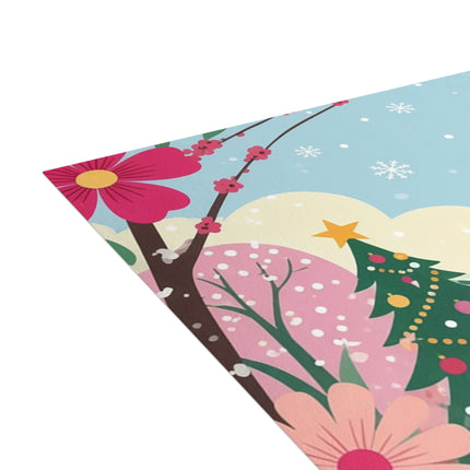 🦚❄️ The Ladies Of The Winter Aviary Greeting Card – Art Deco Holiday Fantasy