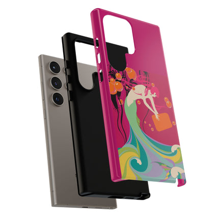 Mermaid Dive Phone Case – Vibrant Waves & Playful Elegance