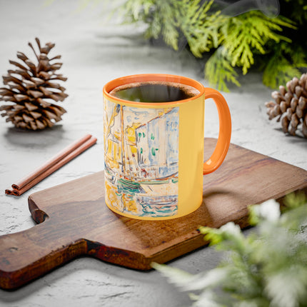 Saint-Tropez by Paul Signac Colorful Mugs (11oz, 15oz)