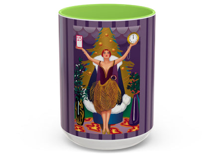 Countdown to Christmas Elegance Colorful Mugs (11oz, 15oz)