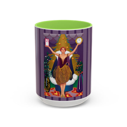 Countdown to Christmas Elegance Colorful Mugs (11oz, 15oz)