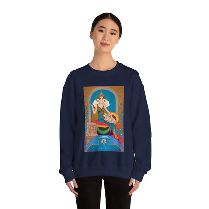 April & Diamond (from the Gem Series) by Sofia Chiostri Heavy Blend™ Crewneck Sweatshirt