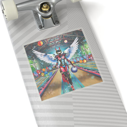 Samurai Robot Angels Kiss-Cut Stickers (4 Sizes)