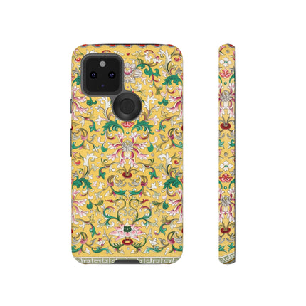 Yellow Botanical Pattern by Owen Jones Phone Cases