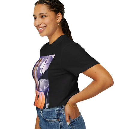 The Startled Pumpkin Unisex Garment-Dyed T-shirt