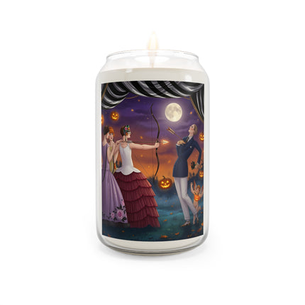 🏹🎃 Cupid's Arrow At Pumpkin Moon Manor Scented Soy Candle – Romantic Halloween Charm