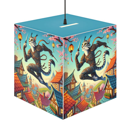 🌸🐾 The Springbound Sentinel Light Cube Lamp – Agility, Grace & Spring Vitality