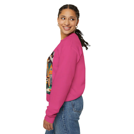 Night of the Trick-or-Treating Owlets Unisex Heavy Blend™ Crewneck Sweatshirt