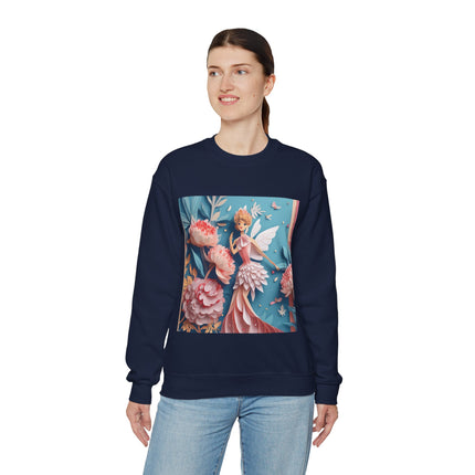 Peony Fairy Unisex Heavy Blend™ Crewneck Sweatshirt