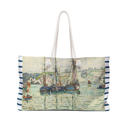 Le Trieux by Paul Signac Weekender Bag