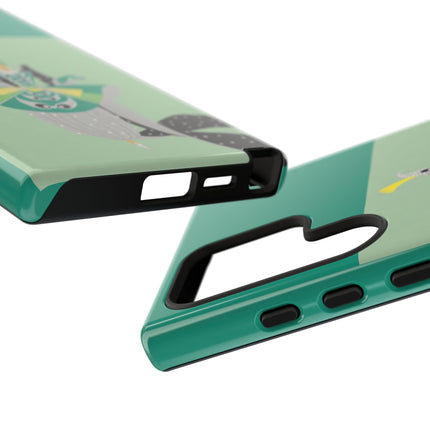 Peacock Dancer Phone Case – Opulent Glamour & Theatrical Elegance