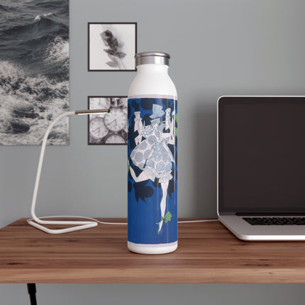 Where is my boy tonight by Ralph Barton Slim Water Bottle