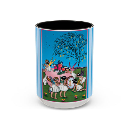 Enchanted Easter Gathering Colorful Mugs (11oz, 15oz)