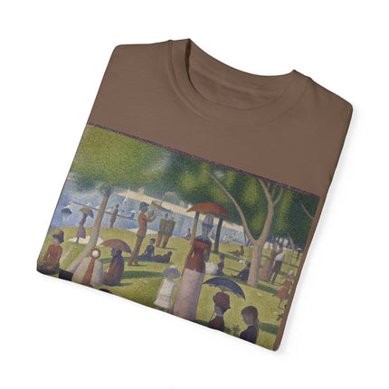 A Sunday on La Grande Jatte by Georges Seurat Unisex Garment-Dyed T-shirt