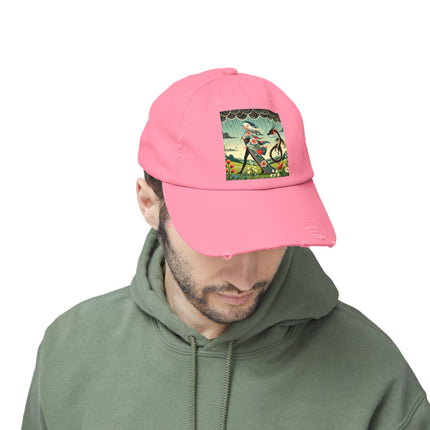 The Dragon Fairy’s Stride Unisex Distressed Cap