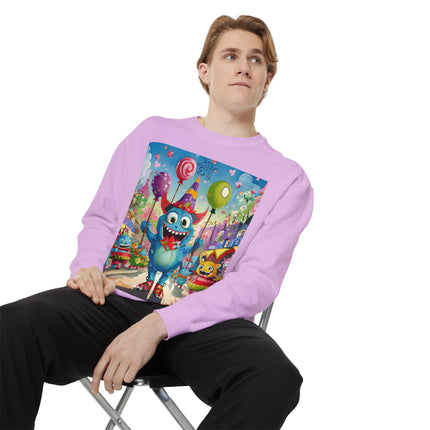 Monster Parade Madness Unisex Garment-Dyed Sweatshirt