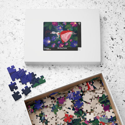 🌺✨ The Lady Of The Starlit Enchanted Garden Puzzle – Art Deco Floral Fantasy