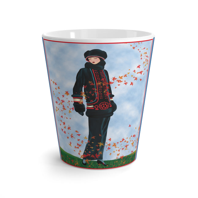 Elegance in Autumn Latte Mug