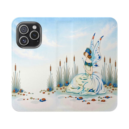 🧚🦋 The Jeweled Wing Fairy Flip Case – Art Deco Fairy Fantasy