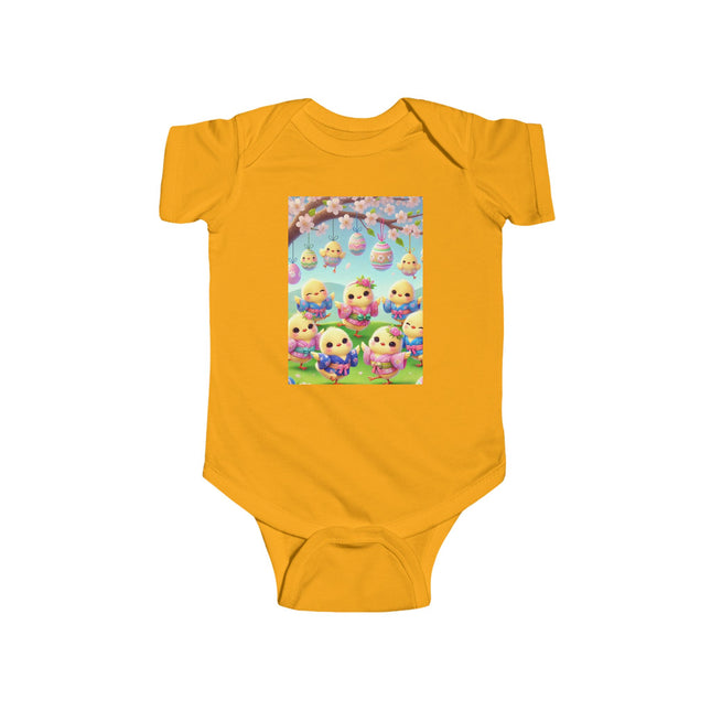 Easter Chicks and Springtime Wishes Infant Fine Jersey Bodysuit