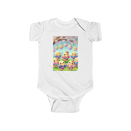 Easter Chicks and Springtime Wishes Infant Fine Jersey Bodysuit