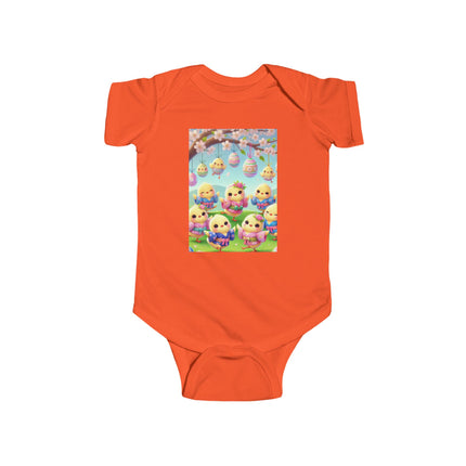 Easter Chicks and Springtime Wishes Infant Fine Jersey Bodysuit