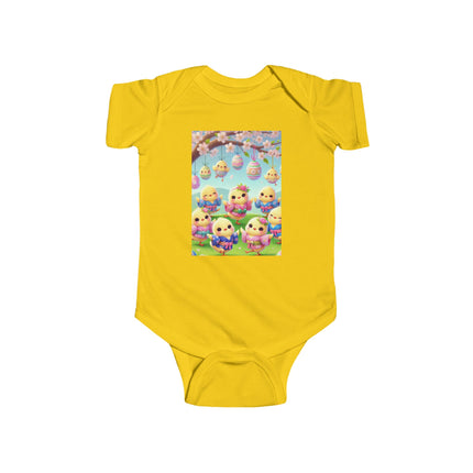 Easter Chicks and Springtime Wishes Infant Fine Jersey Bodysuit
