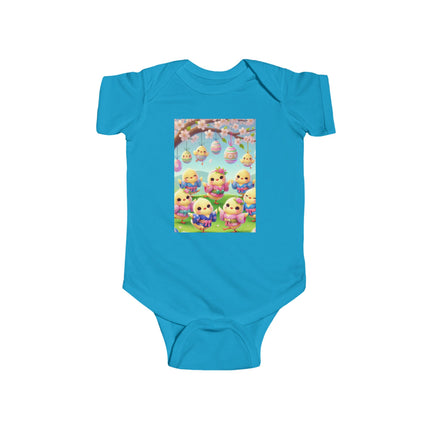 Easter Chicks and Springtime Wishes Infant Fine Jersey Bodysuit