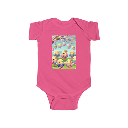Easter Chicks and Springtime Wishes Infant Fine Jersey Bodysuit
