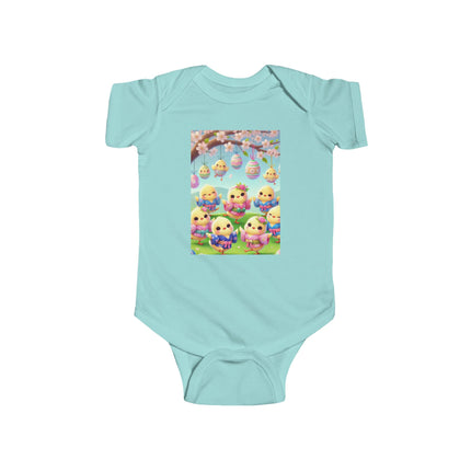 Easter Chicks and Springtime Wishes Infant Fine Jersey Bodysuit