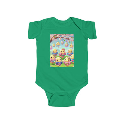 Easter Chicks and Springtime Wishes Infant Fine Jersey Bodysuit