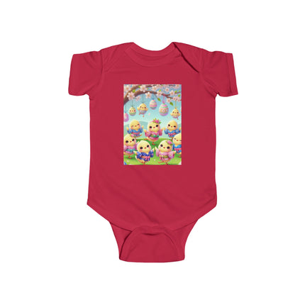 Easter Chicks and Springtime Wishes Infant Fine Jersey Bodysuit