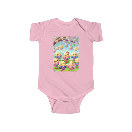 Easter Chicks and Springtime Wishes Infant Fine Jersey Bodysuit