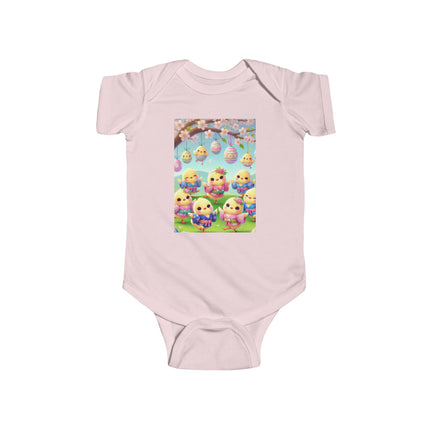Easter Chicks and Springtime Wishes Infant Fine Jersey Bodysuit