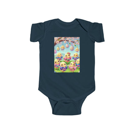 Easter Chicks and Springtime Wishes Infant Fine Jersey Bodysuit