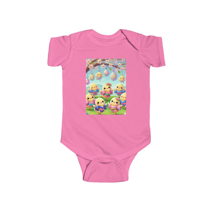 Easter Chicks and Springtime Wishes Infant Fine Jersey Bodysuit