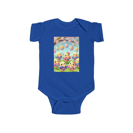Easter Chicks and Springtime Wishes Infant Fine Jersey Bodysuit